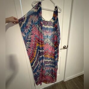 Twelfth Street by Cynthia Vincent Asymmetrical Multicolor Dress